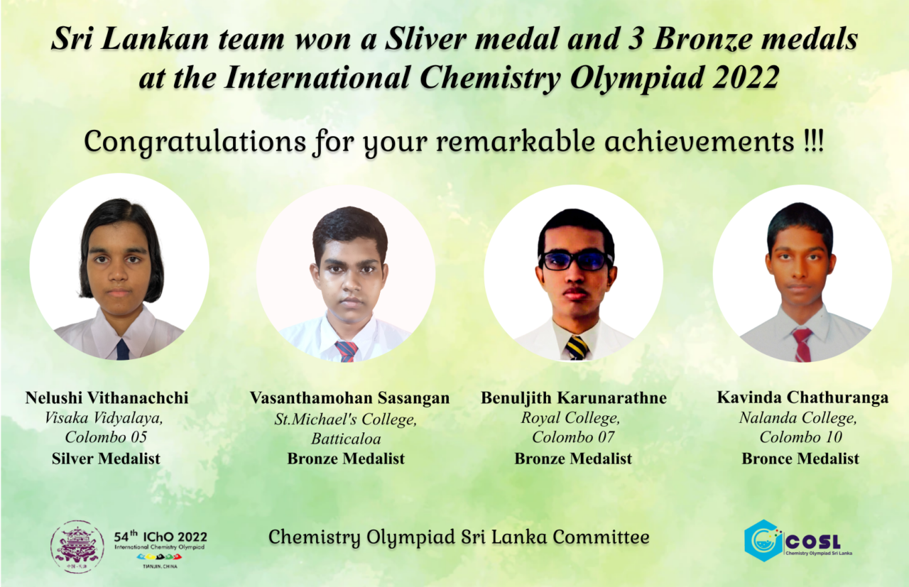 Chemistry Olympiad Sri Lanka (COSL) International Chemistry Challenge