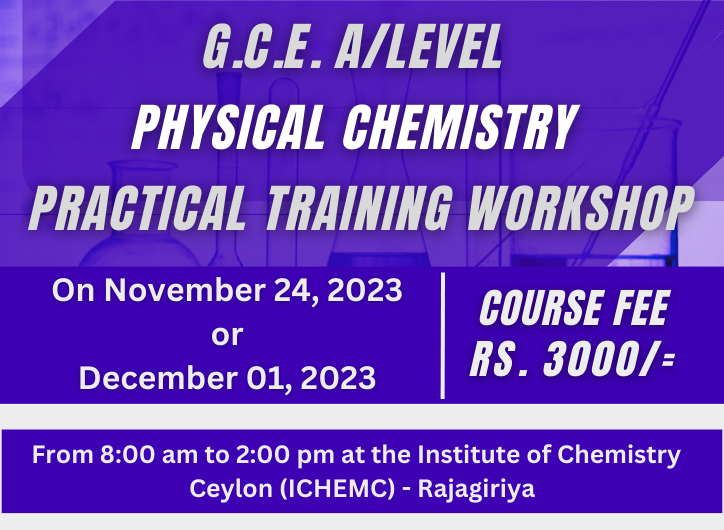 Advanced Level Physical Chemistry Practical Training Workshop